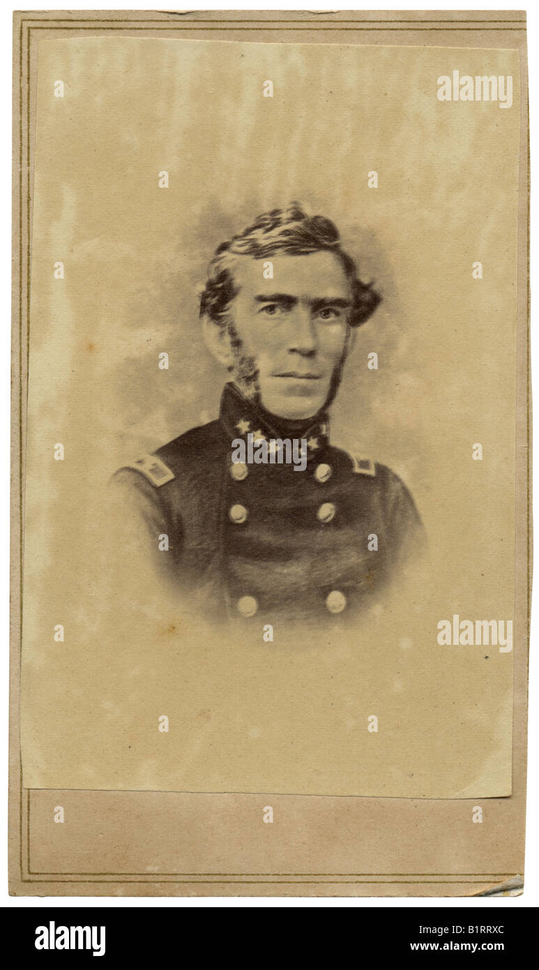 Carte de visite of Braxton Bragg Stock Photo - Alamy