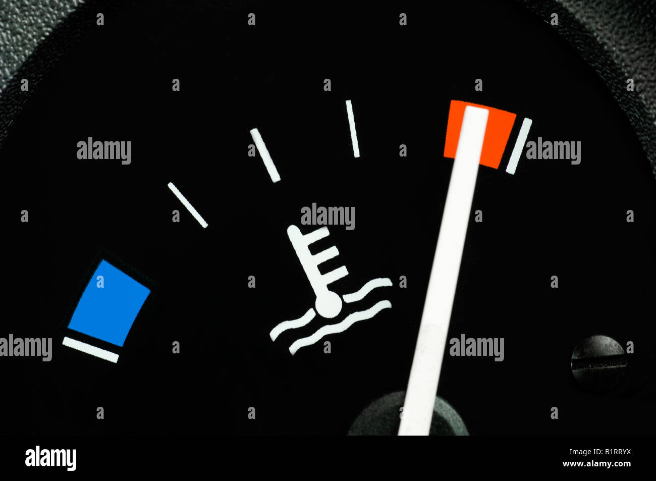 engine temperature gauge Stock Photo Alamy