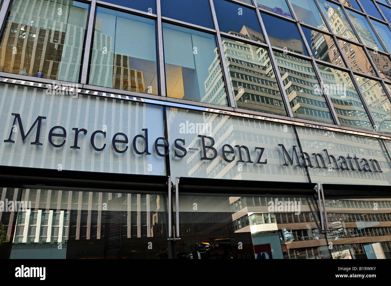 Branch office of Mercedes Benz, Manhattan, New York City, USA Stock Photo