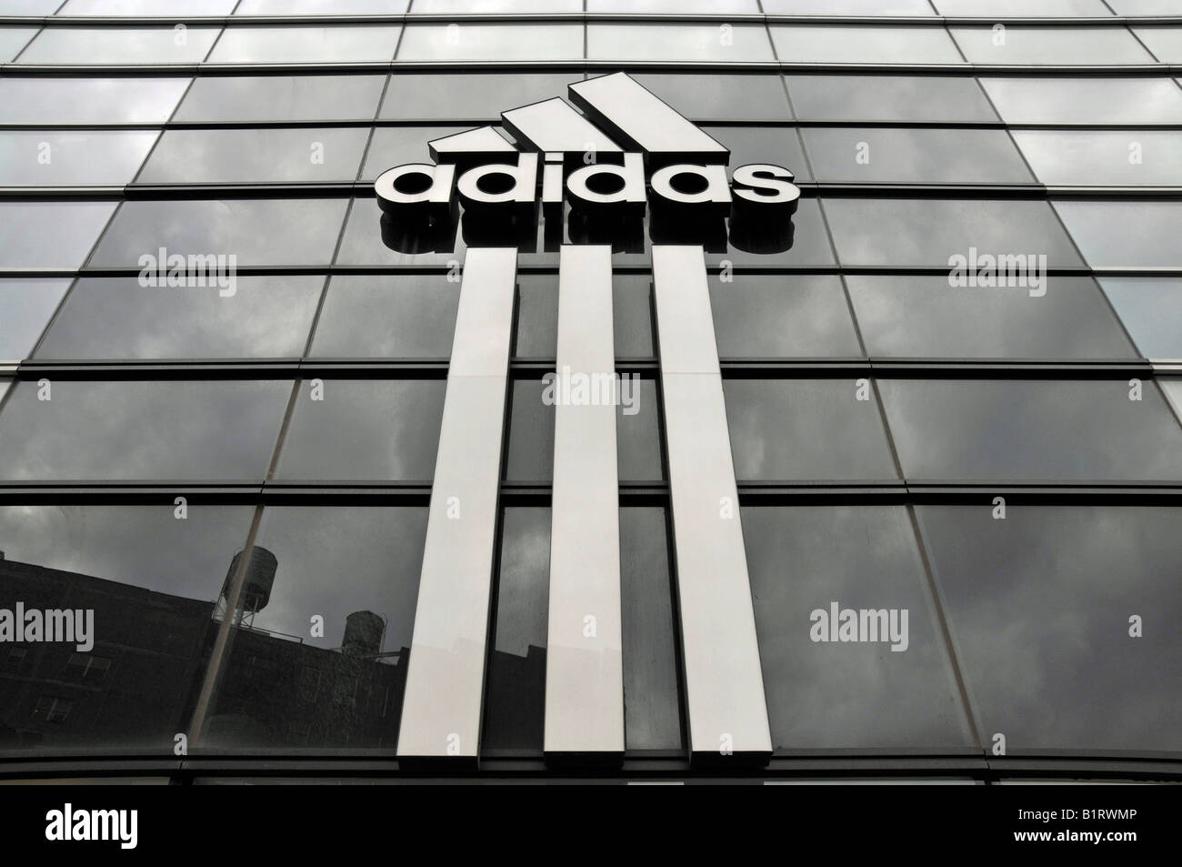 Retail store of ADIDAS, German sporting goods company in Manhattan, New  York City, USA Stock Photo - Alamy