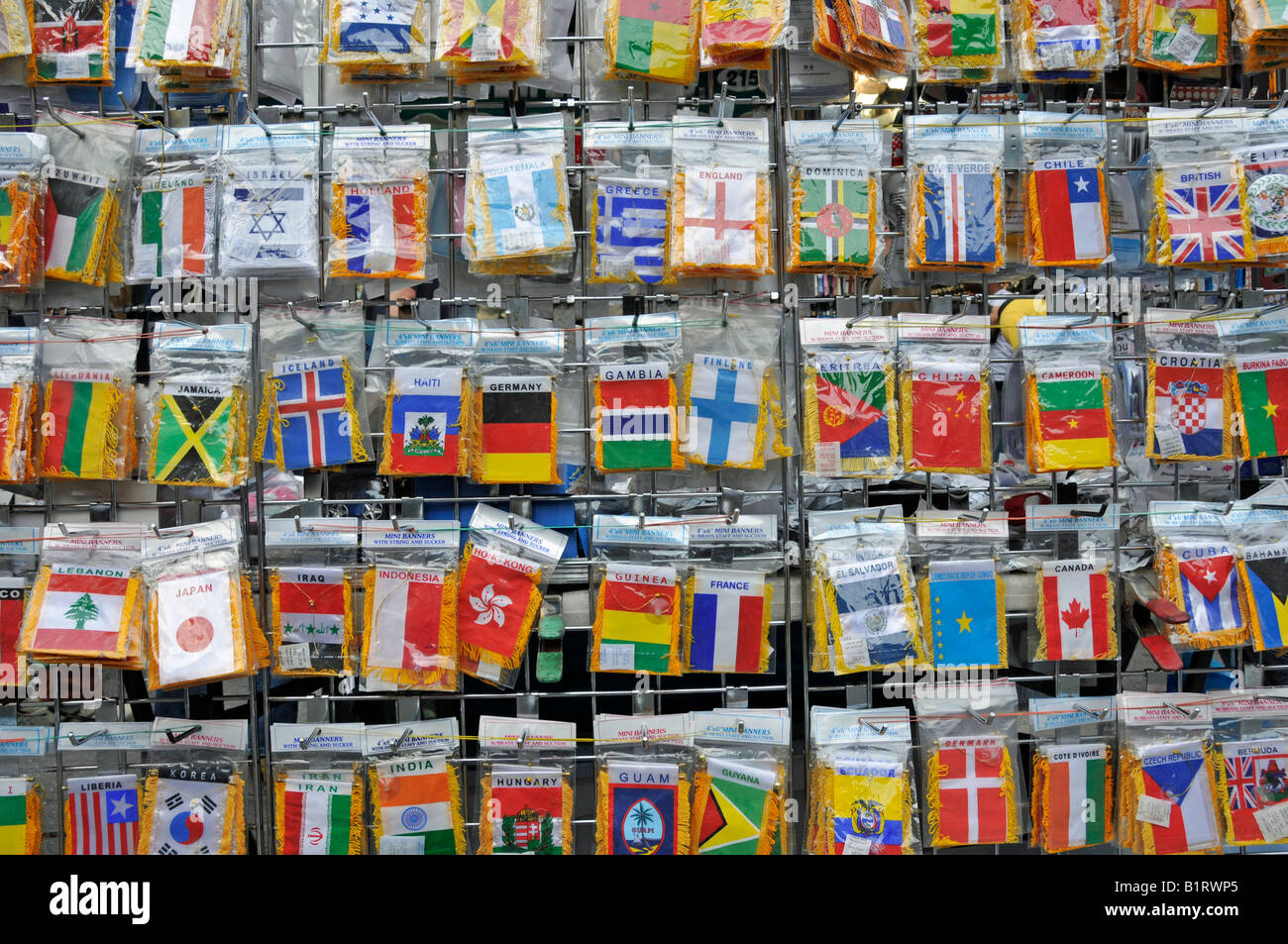 National flags of various countries Stock Photo Alamy
