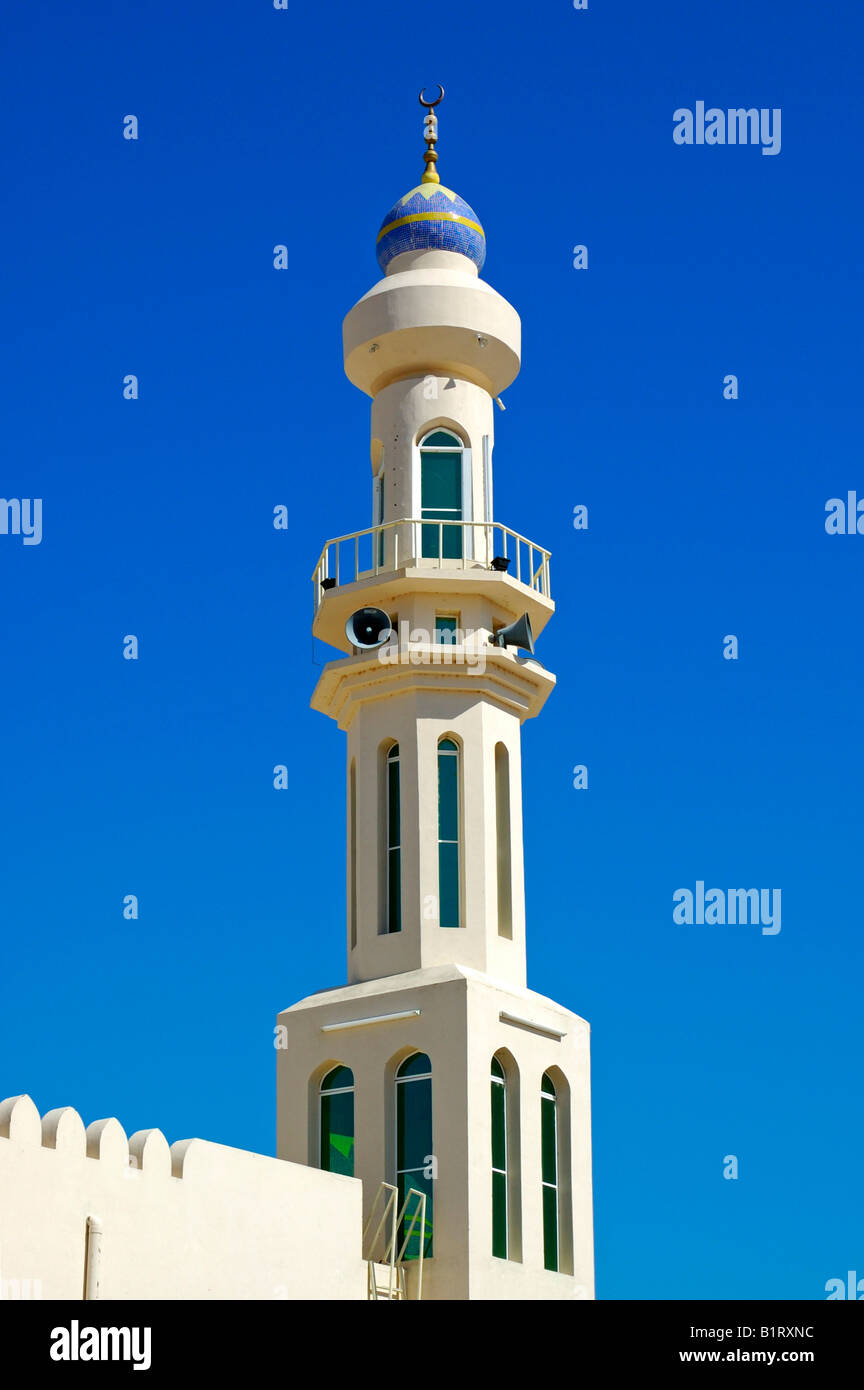 Minaret, Oman, Middle East Stock Photo