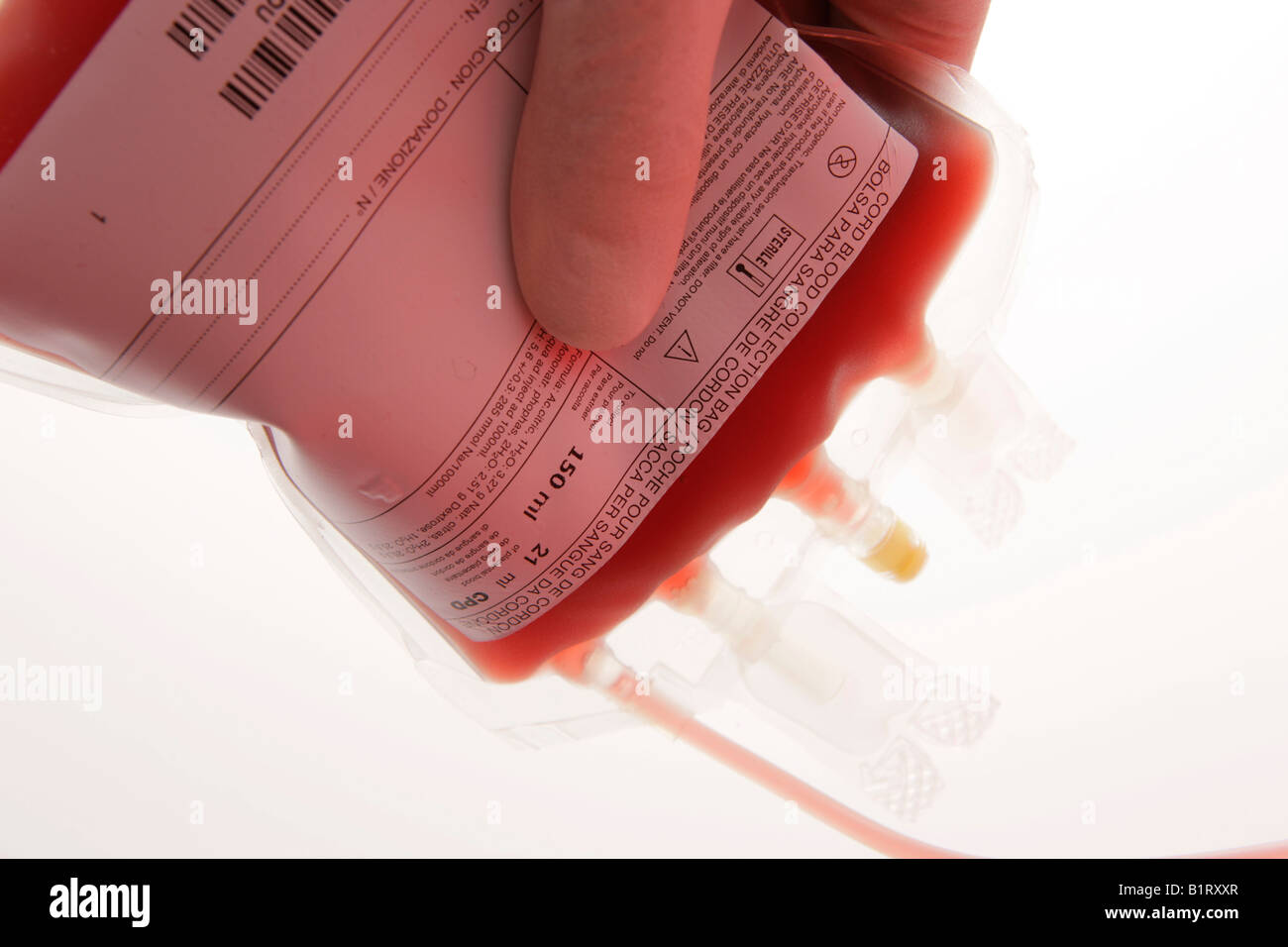Stored Blood Stock Photo