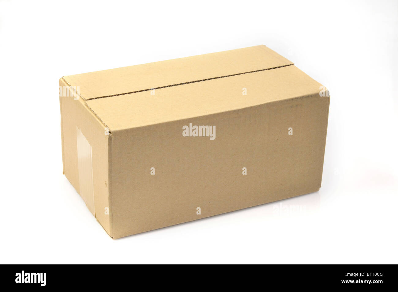Cardboard box, packaging for a parcel Stock Photo