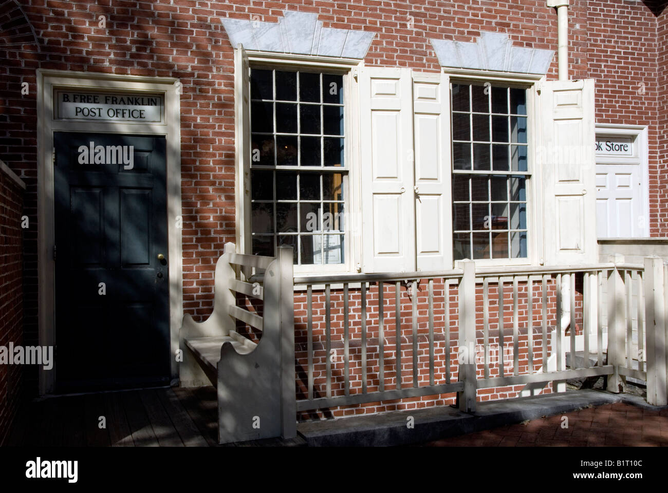 Benjamin Franklin's house in Philadelphia Stock Photo Alamy