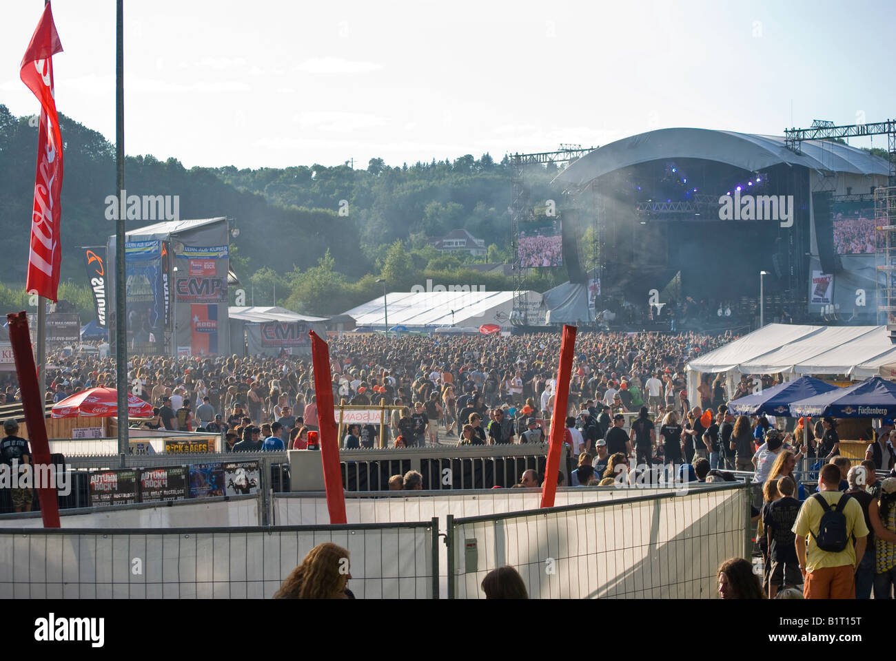 Festival Crowd Stock Photo