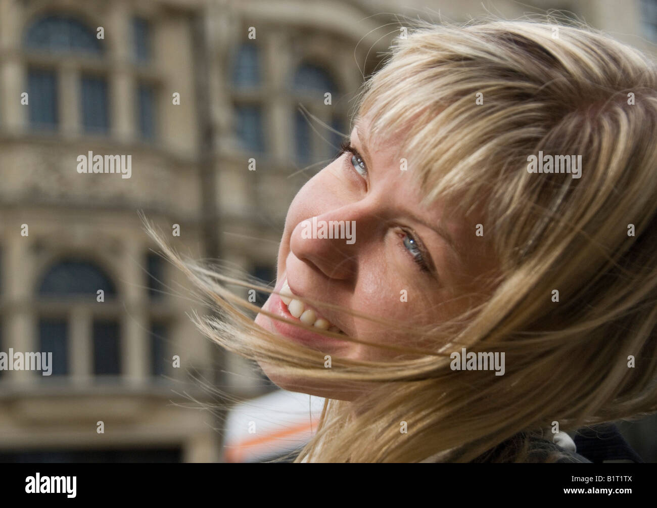 Long blond hair hi-res stock photography and images - Alamy
