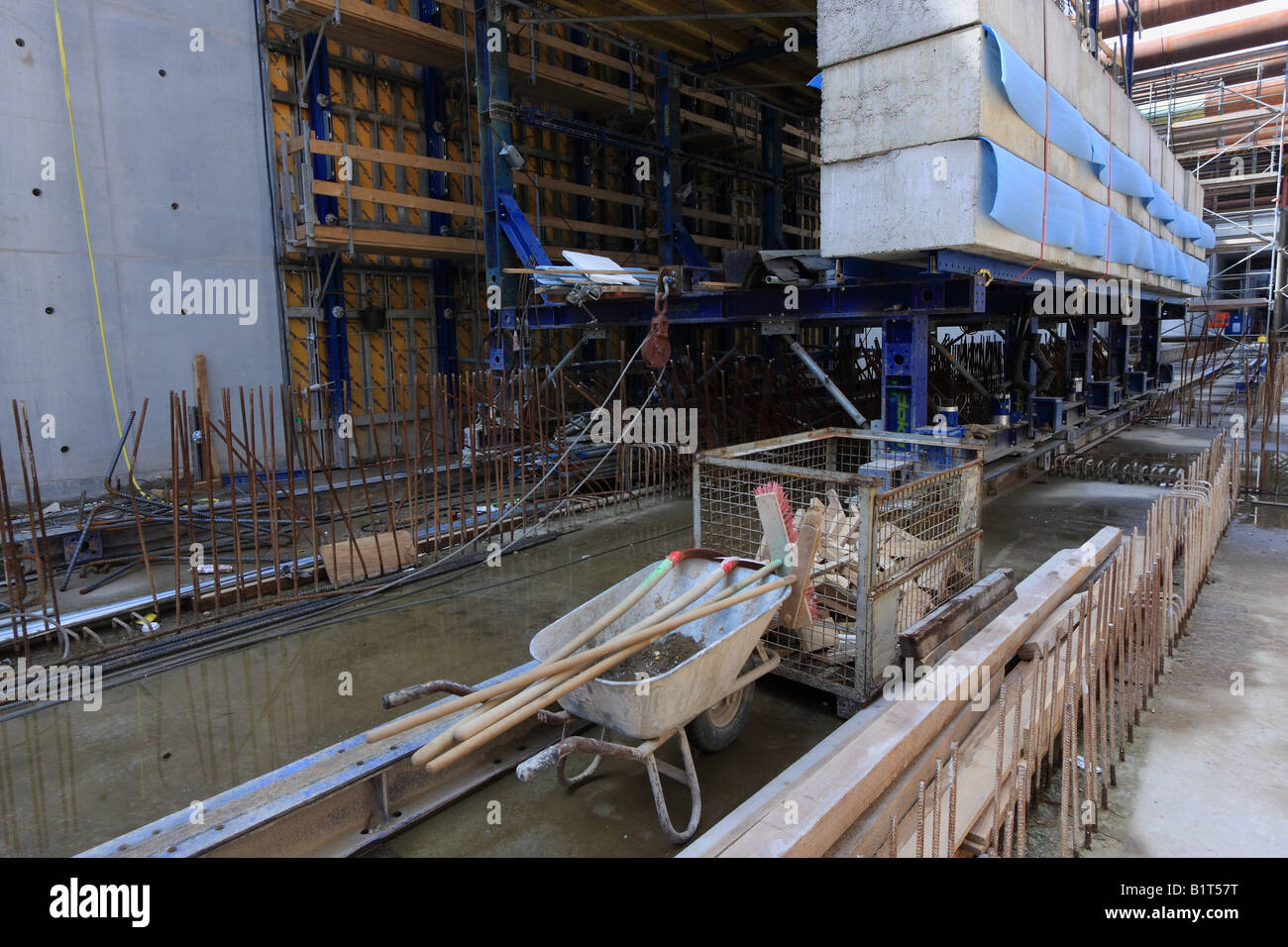 German construction site Stock Photo Alamy