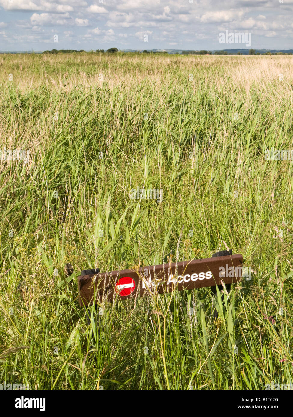 No access sign in the countryside England UK Stock Photo