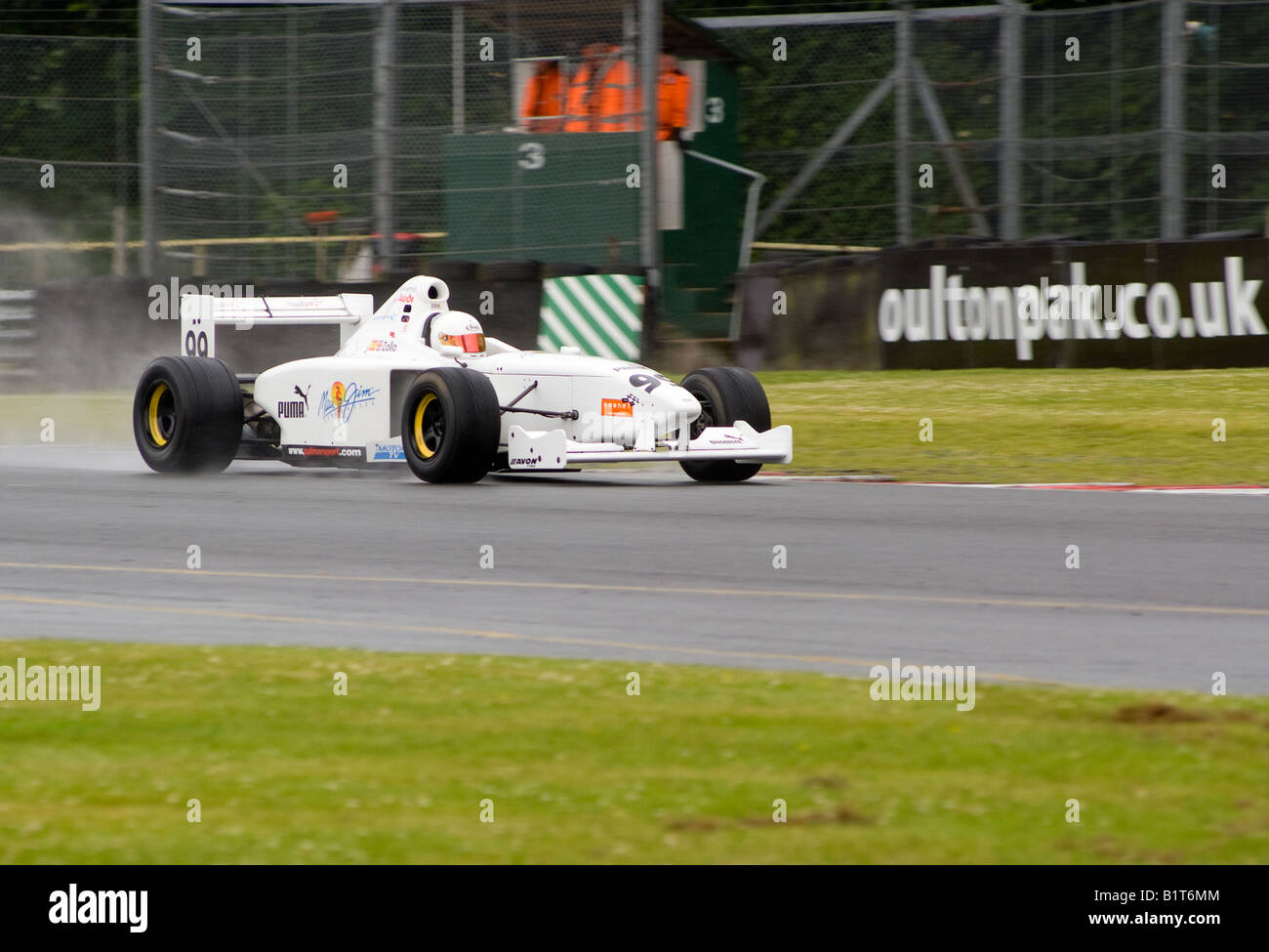 Formula Palmer Audi Racing Car Exiting Old Hall Corner at Oulton Park ...
