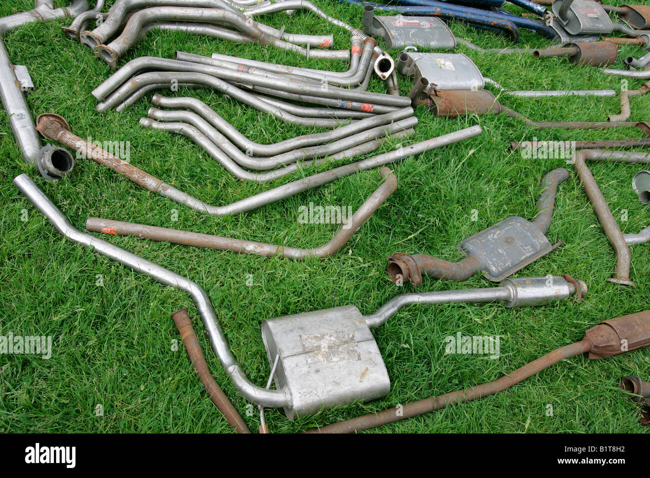 automotive silencer exhaust car system gas part boxes header, headers