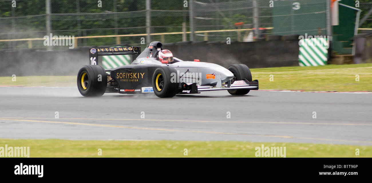 Formula Palmer Audi Racing Car Exiting Old Hall Corner at Oulton Park ...