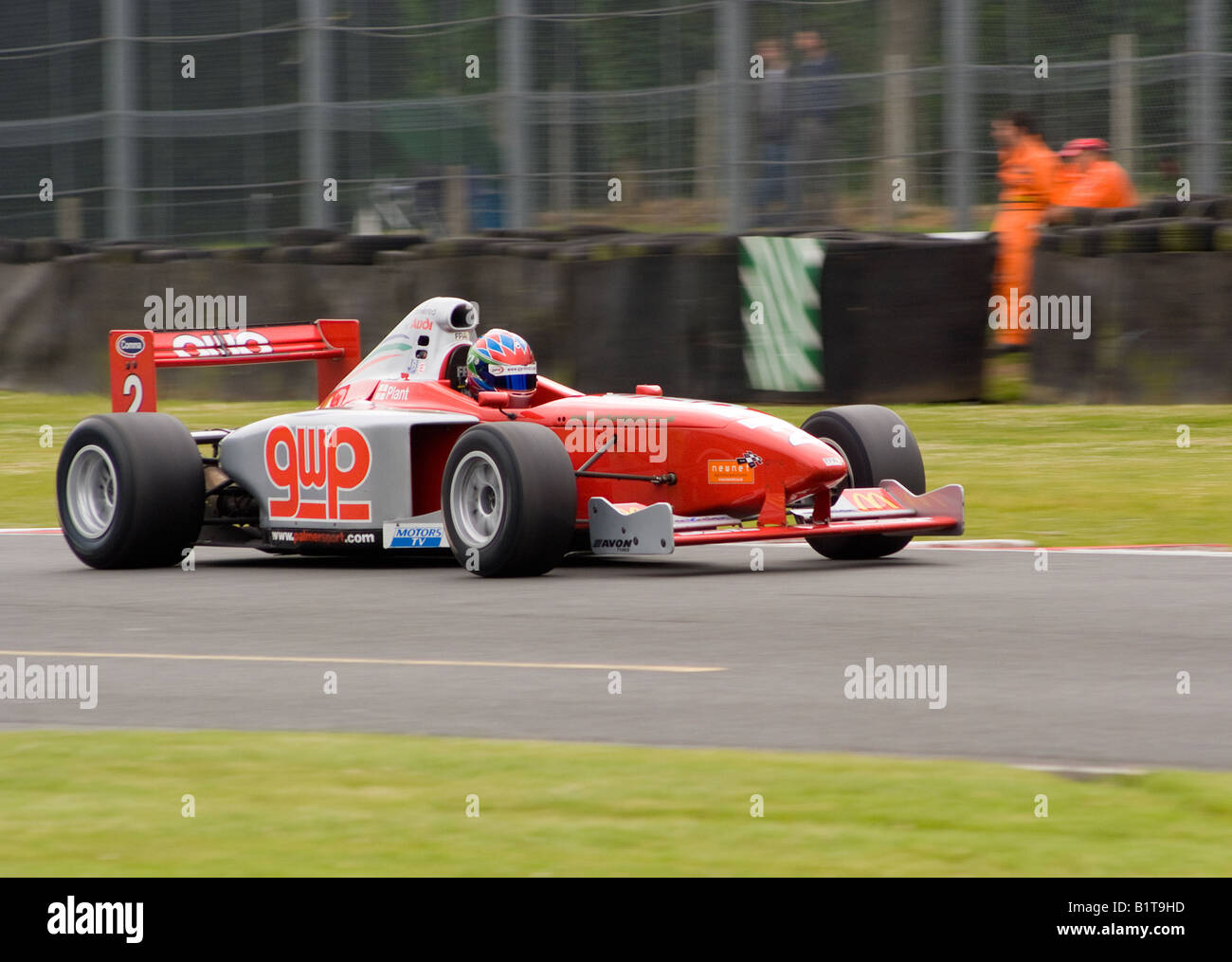 Formula Palmer Audi Racing Car Exiting Old Hall Corner at Oulton Park ...
