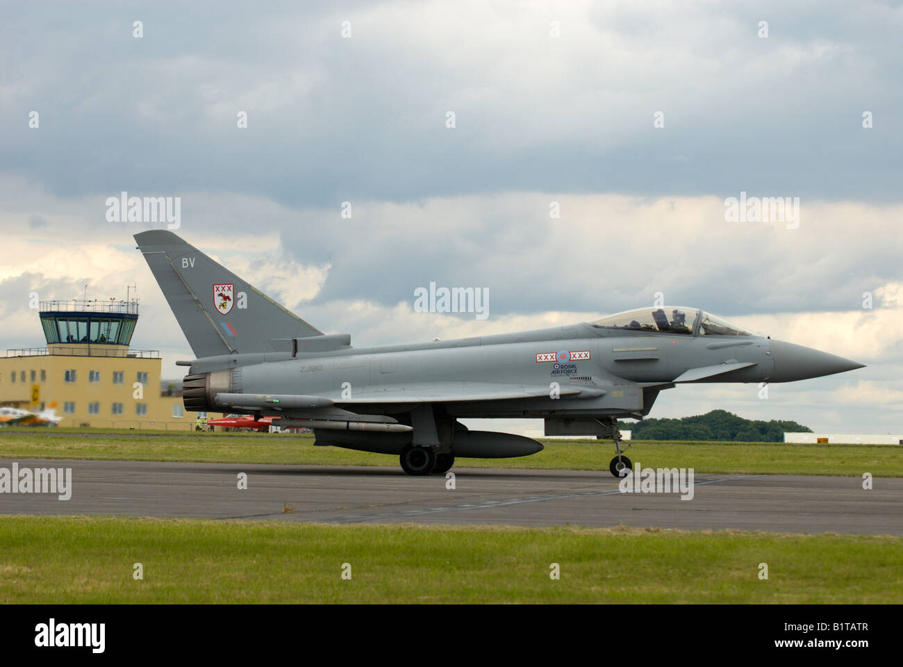 RAF Eurofighter Typhoon F2 Kemble Air Show 2008 Stock Photo