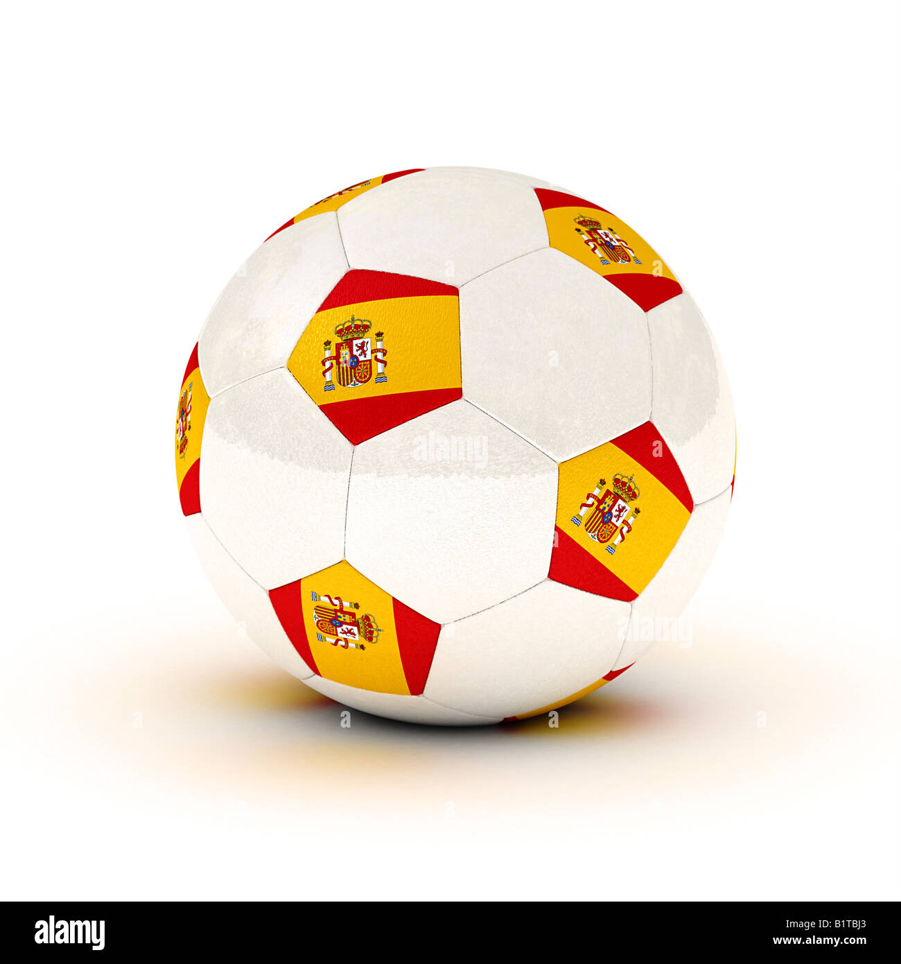 Spanish soccer ball Stock Photo Alamy