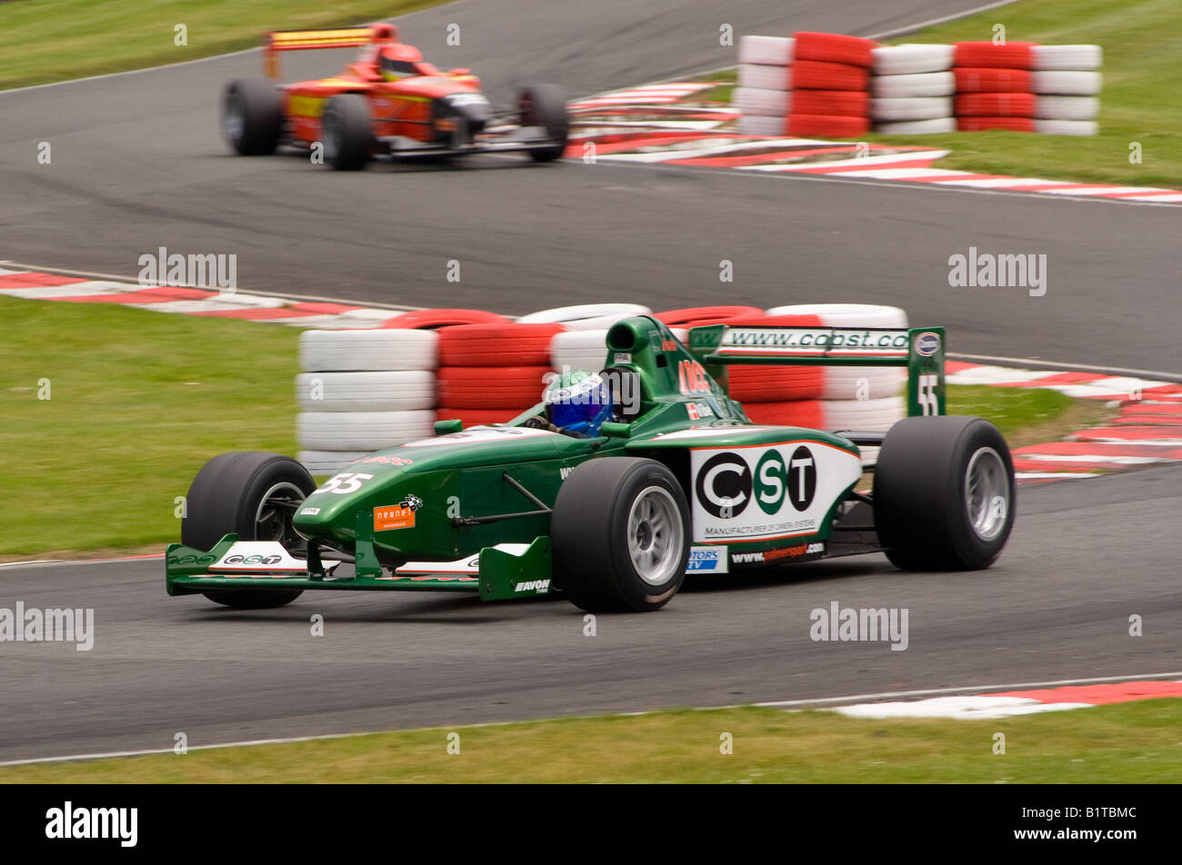 Formula Palmer Audi Racing Cars in Brittens Corners at Oulton Park ...