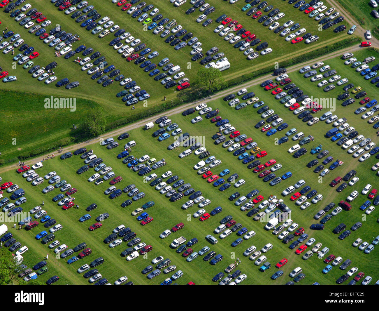 Cars uk carpark aerial hires stock photography and images Alamy