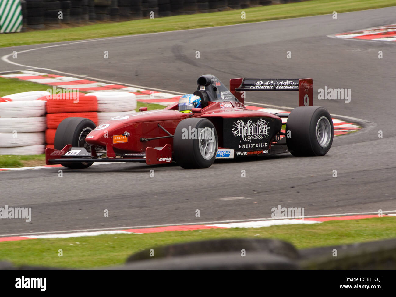 Formula Palmer Audi Racing Car Leaving Brittens Corners at Oulton Park ...