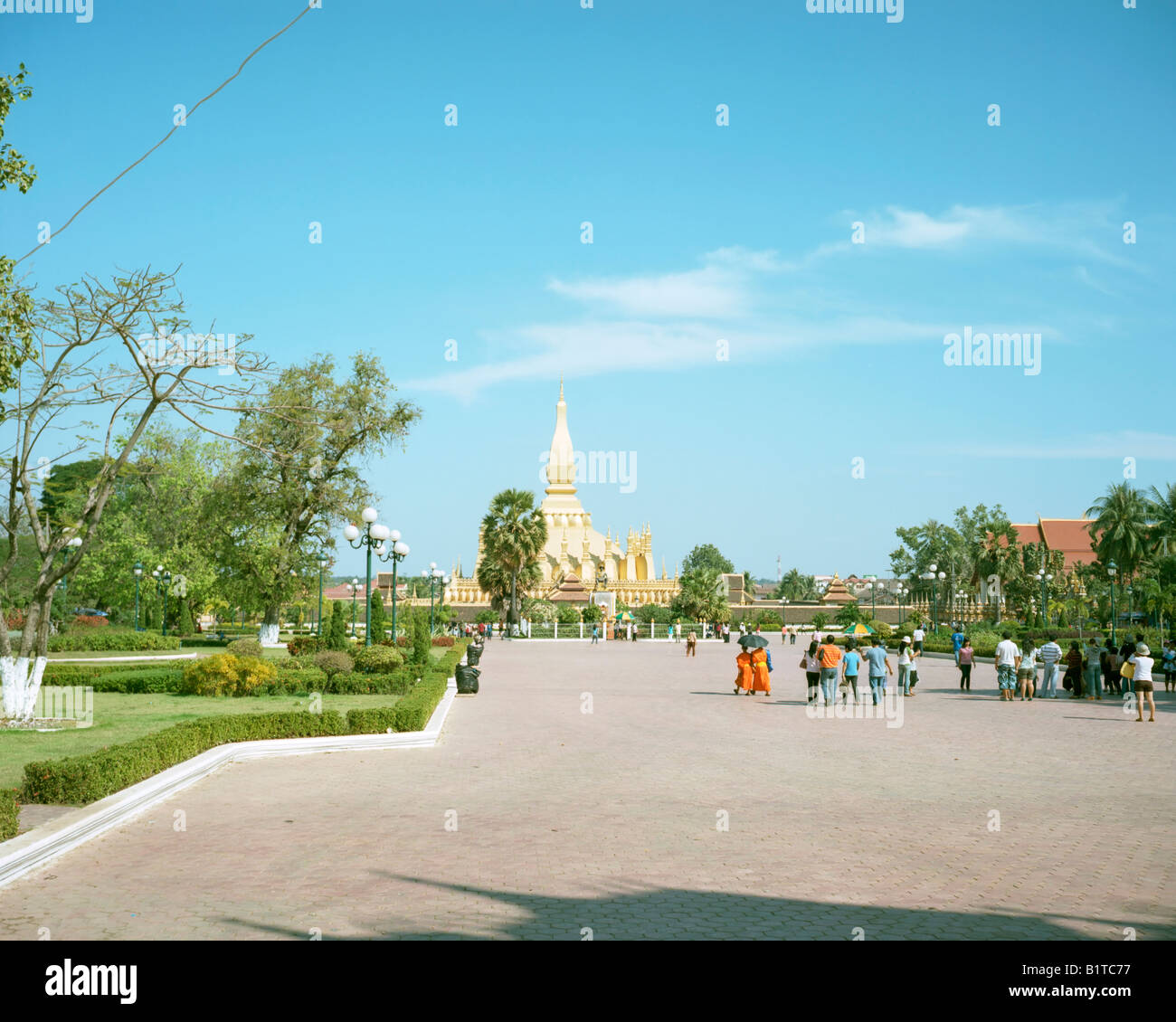 Pha That Luang Stock Photo