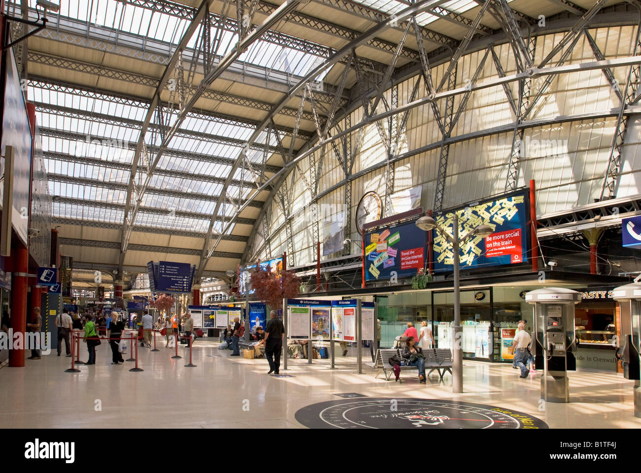 Liverpool Lime Street station main concourse on the Liverpool branch of
