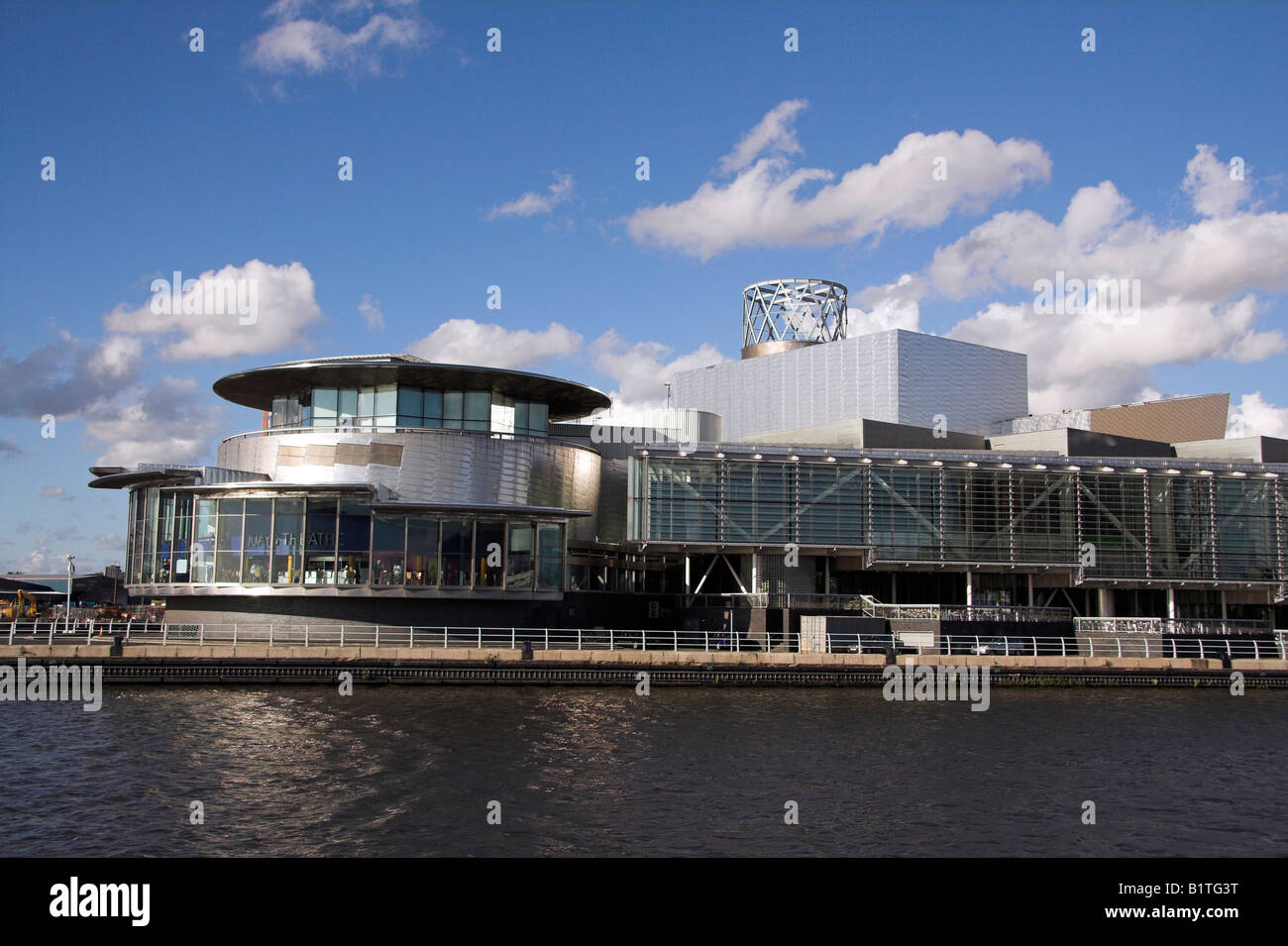 The Lowry, Manchester Ship Canal, Salford Quays, Manchester, UK Stock Photo