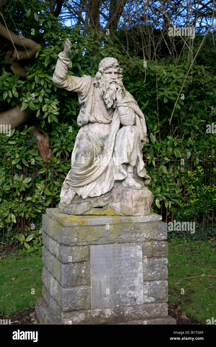 Statue In Priory Park Chichester Cathedral City West Sussex England 