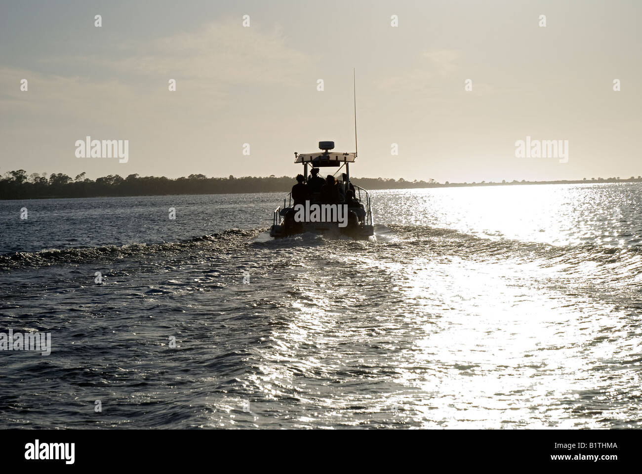 boating in Apalachicola Bay along Little St Island along North
