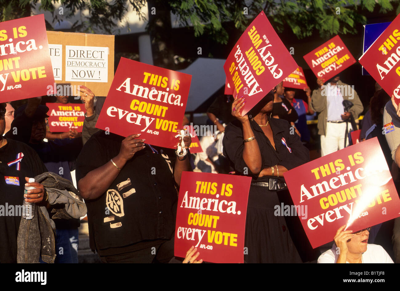 Presidential election protest 2000 hires stock photography and images