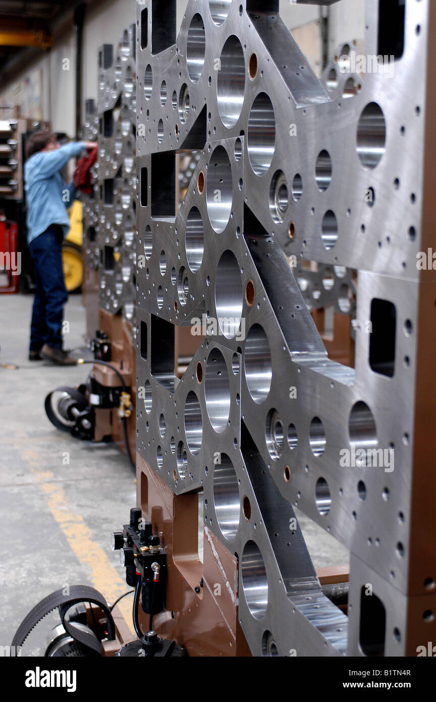 Worker in a factory. Stock Photo