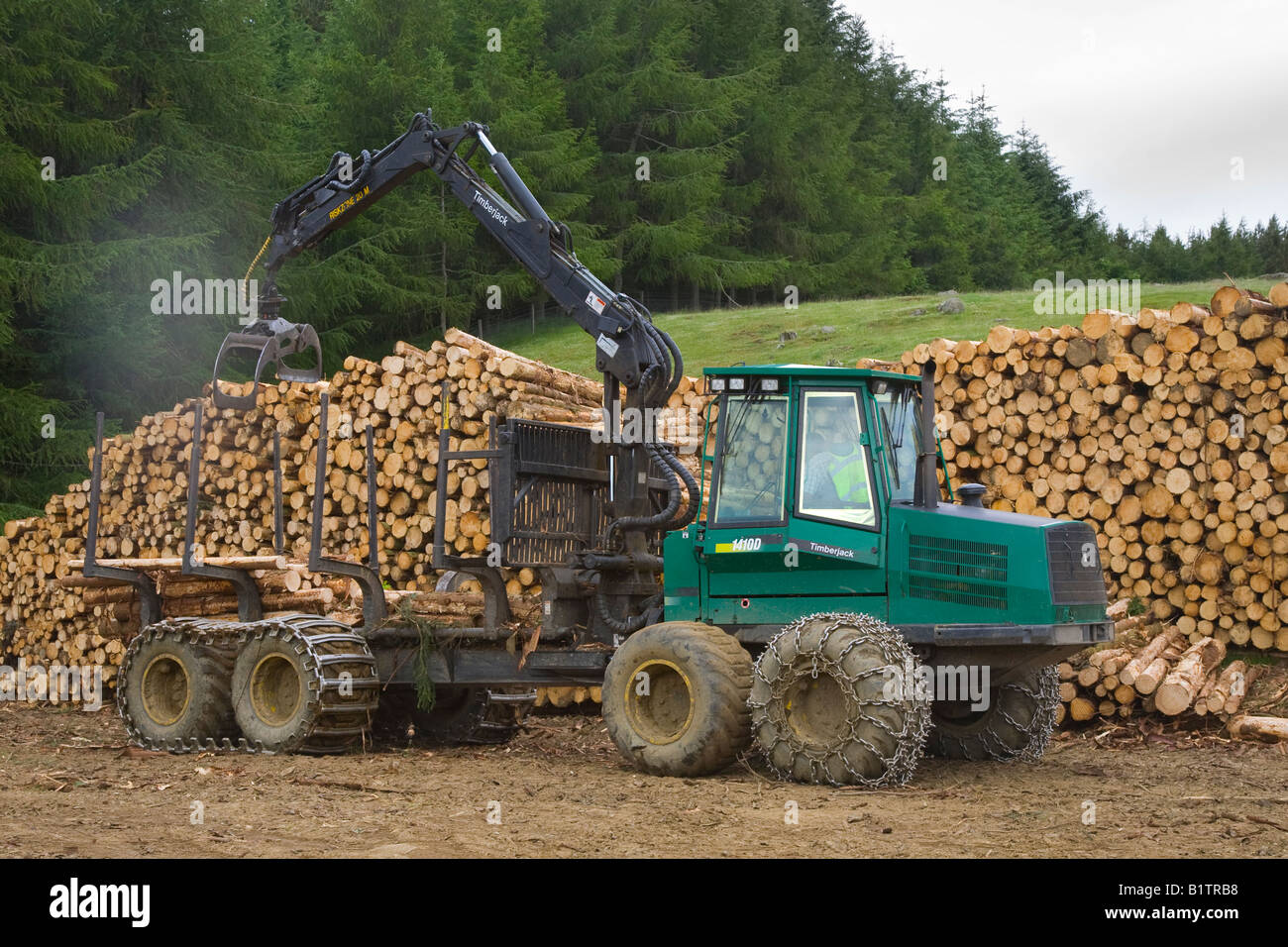 timberjack-1410d-scottish-timber-industry-tracked-vehicle-and-sawn-B1TRB8.jpg