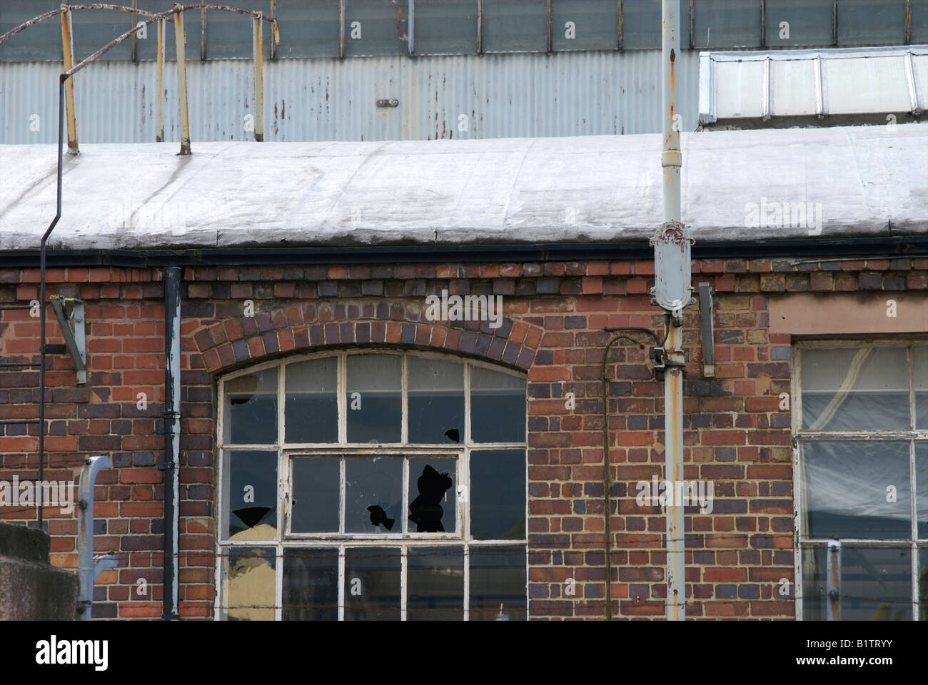 Derelict building no 2 Longbridge Birmingham UK Stock Photo Alamy