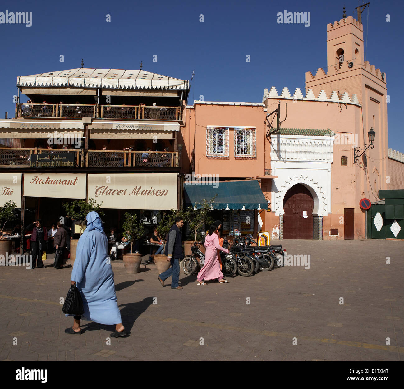 Street scene, Marrakech, Morocco Stock Photo