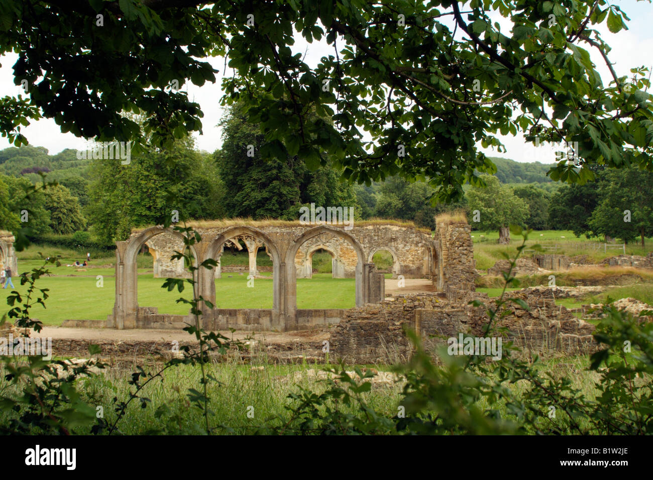 Remains of Hailes Abbey near Gloucestershire England Stock Photo Alamy