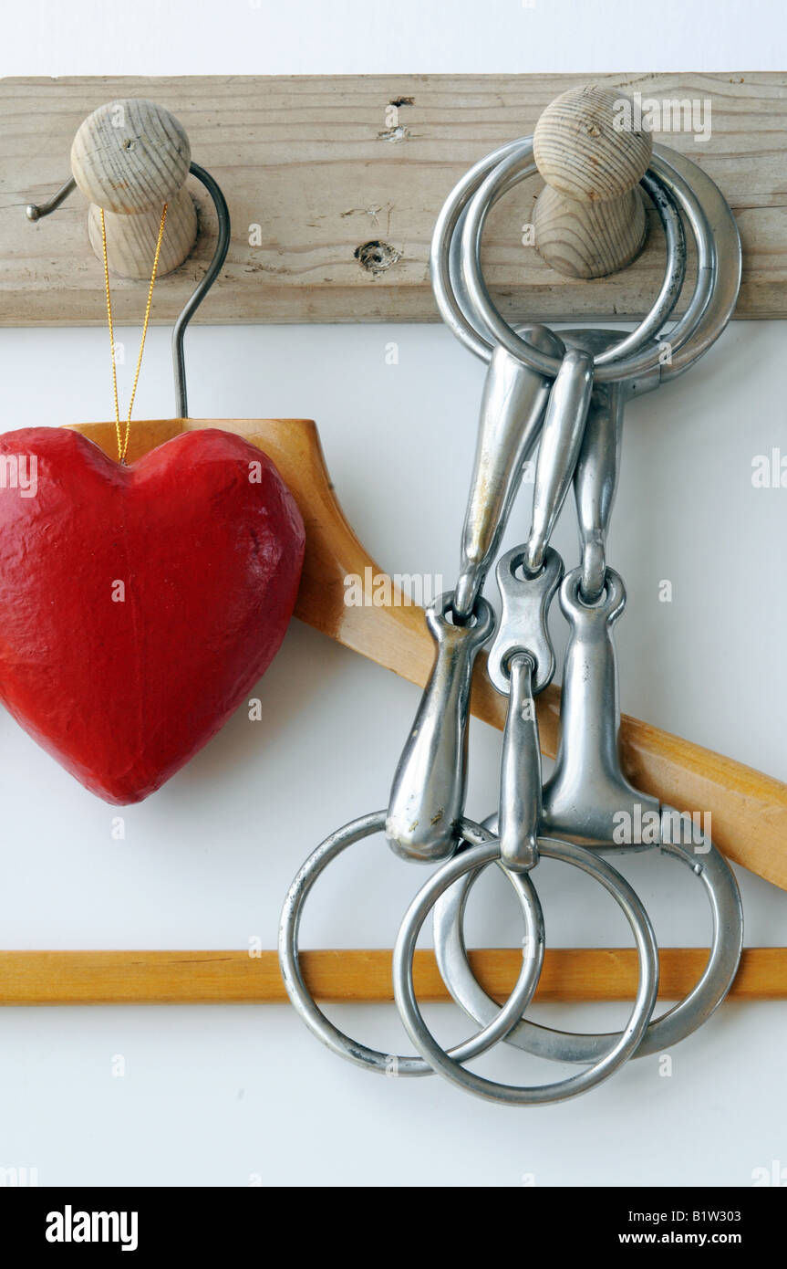 Bits and Hearts together ! Stock Photo