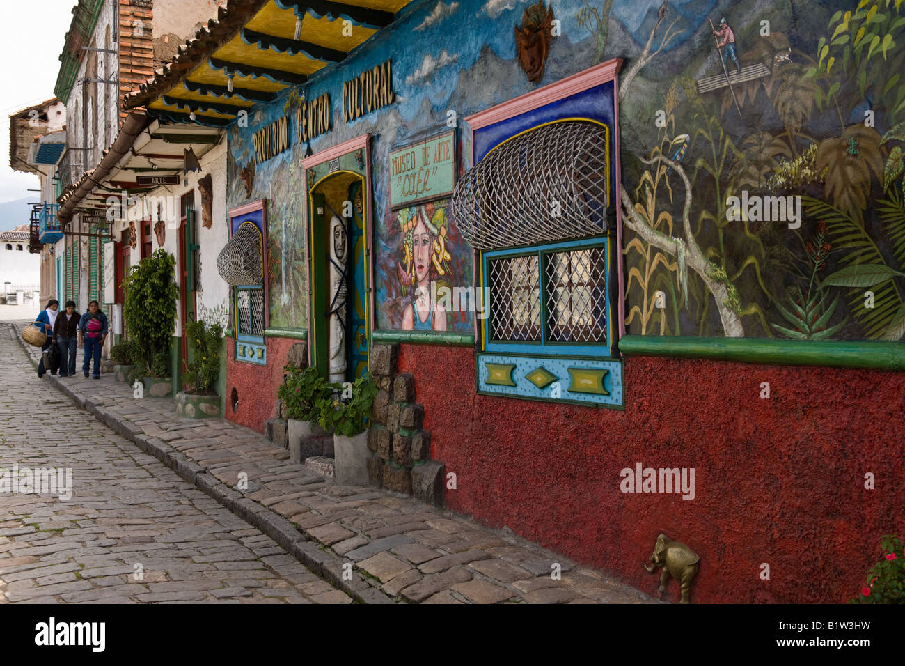 Museo de Art Cafe in Cuenca in southern Ecuador in South America Stock Photo