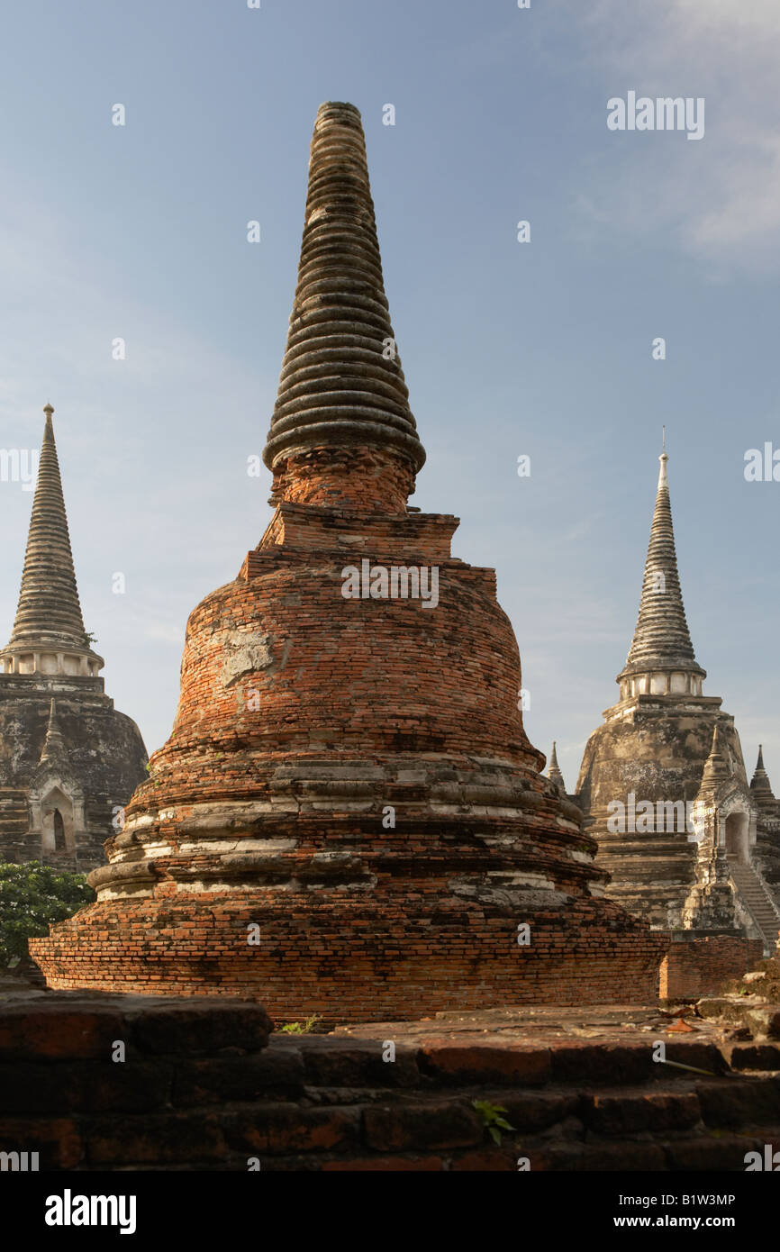 Wat Phra Si Sanphet Temple Ayutthaya Thailand Stock Photo