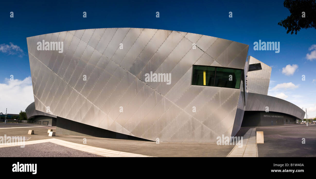 Salford Quays Imperial War Museum North an  award-winning building by international architect Daniel Libeskind Stock Photo