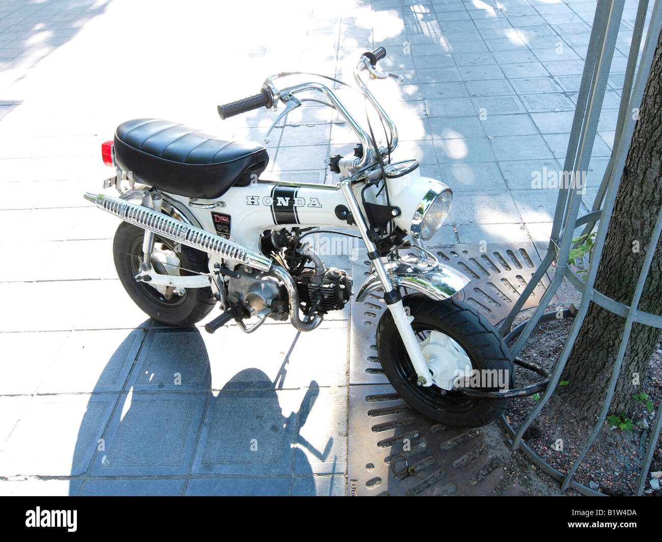 Honda Dax 50cc mini motorcycle that has a certain cult status Stock Photo -  Alamy