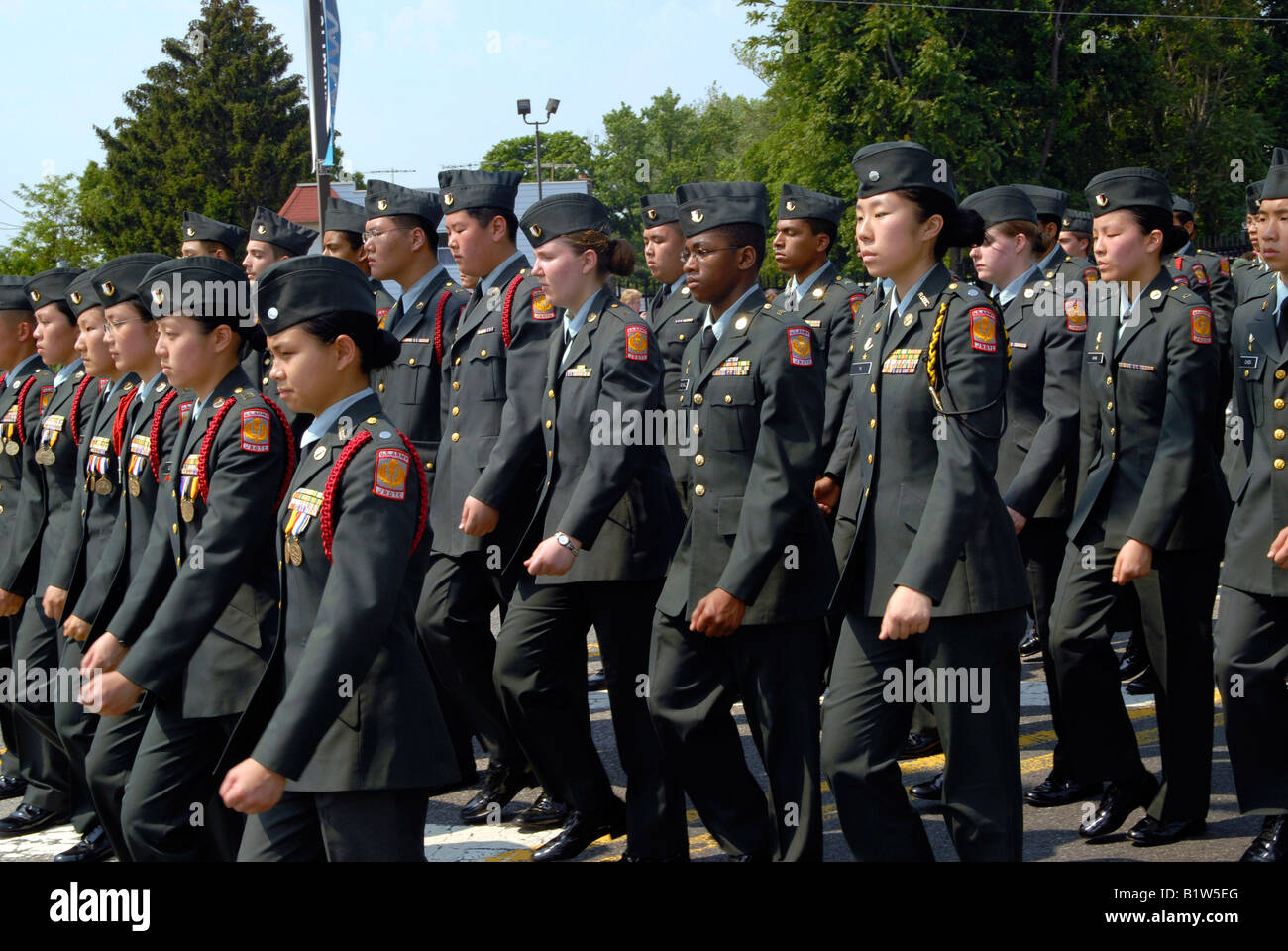 Women in military service for america memorial hires stock photography