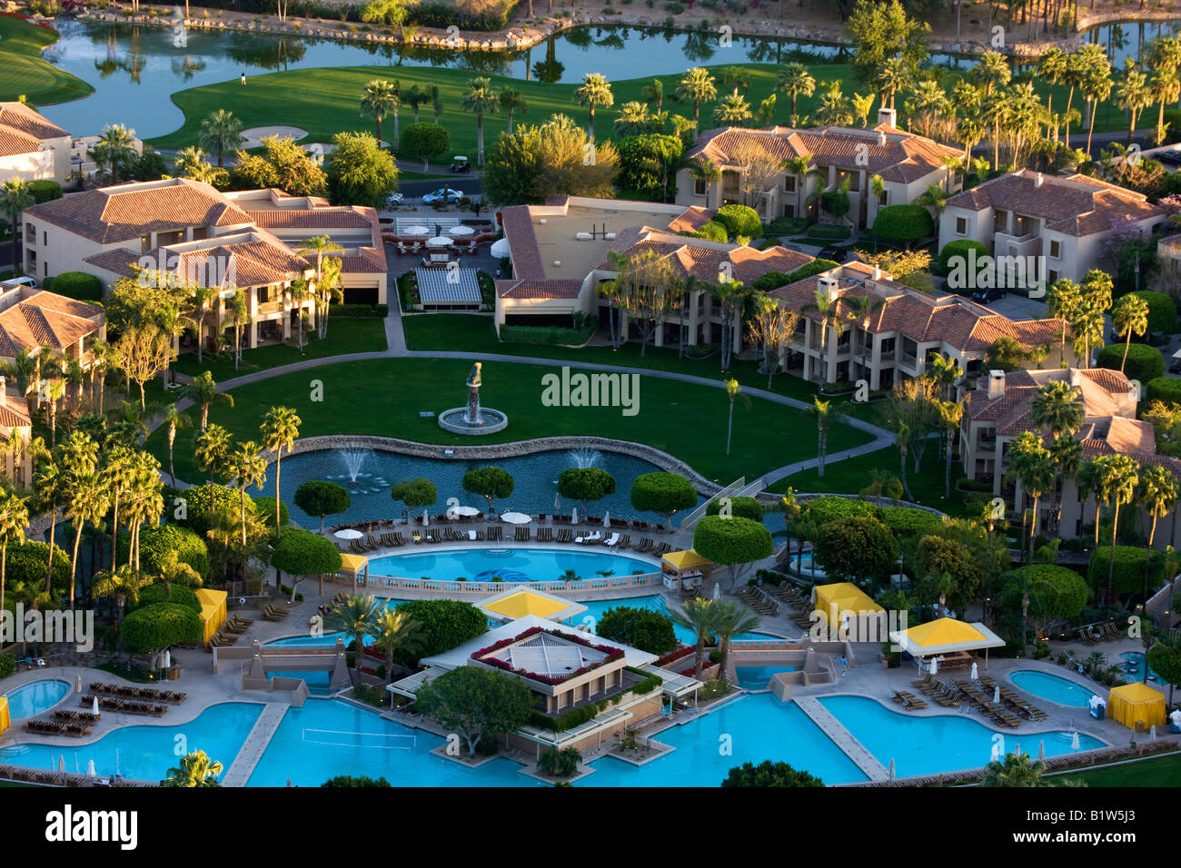 The Phoenician from Camelback Mountain Scottsdale, Arizona Stock Photo