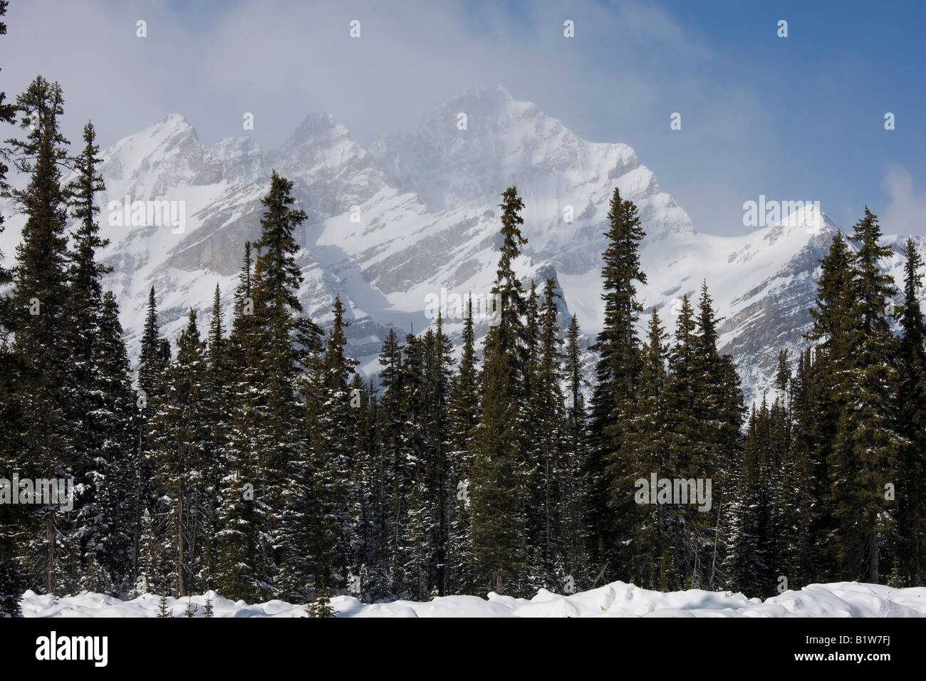 Canada Alberta Banff National Park Rocky mountains Stock Photo