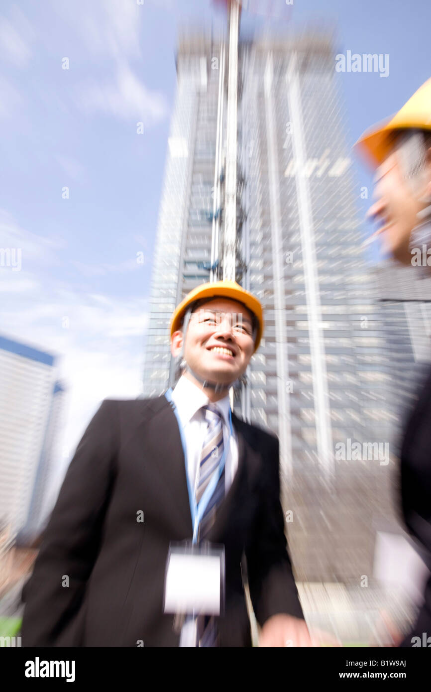 Portrait of Japanese workers Stock Photo - Alamy