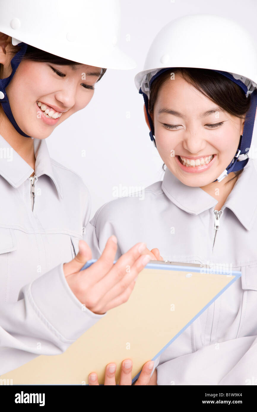 Portrait of Japanese workers Stock Photo - Alamy