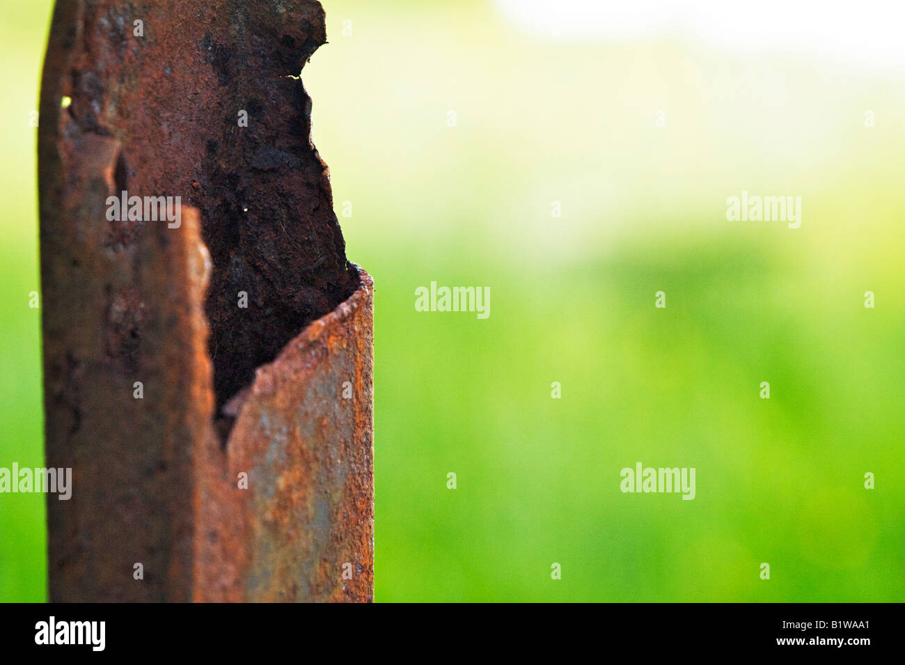 A rusty gate in the countryside Stock Photo Alamy