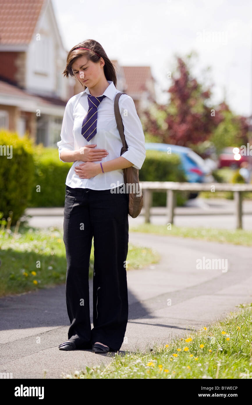 school trousers teenage girl