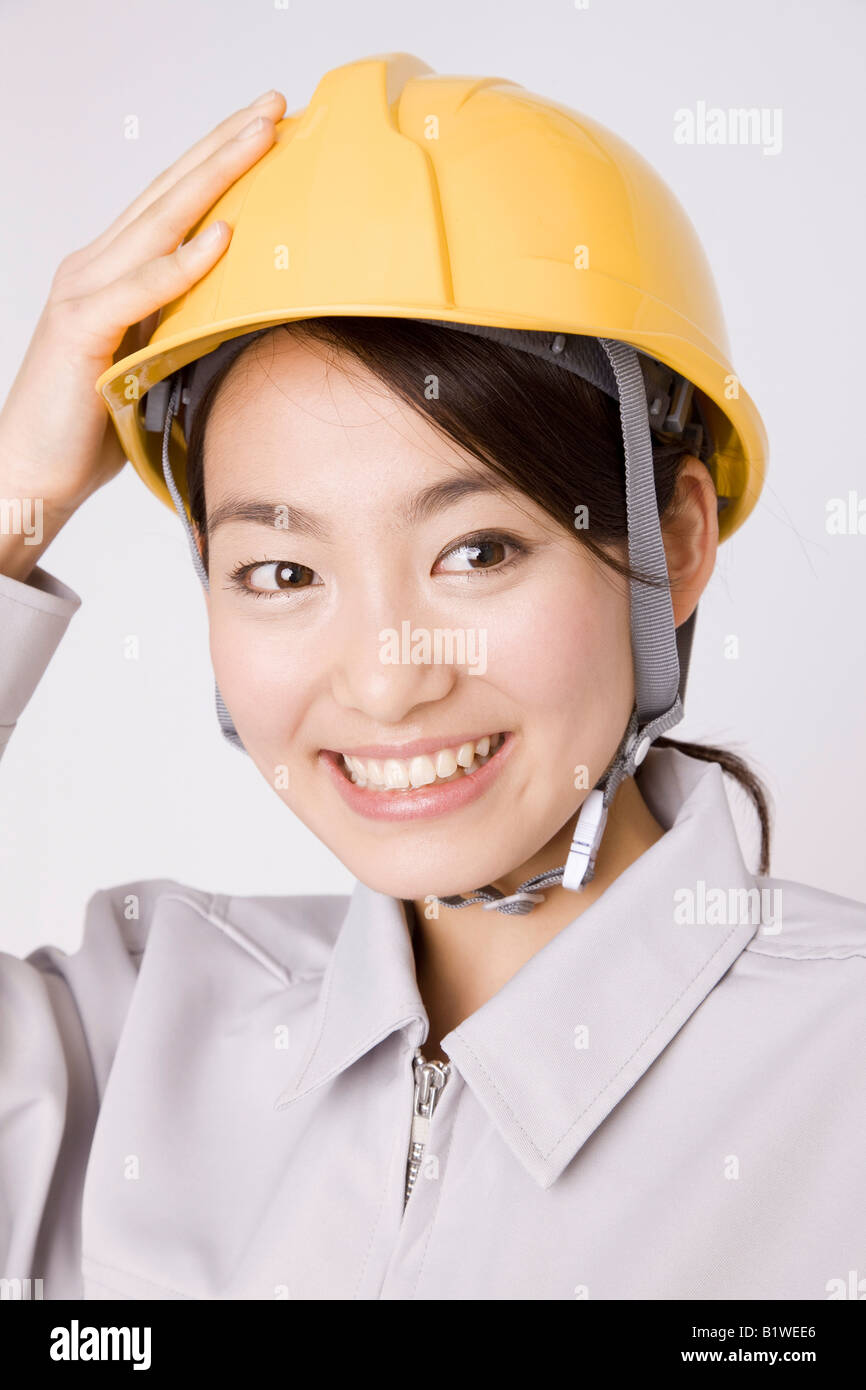 Portrait of Japanese worker Stock Photo - Alamy