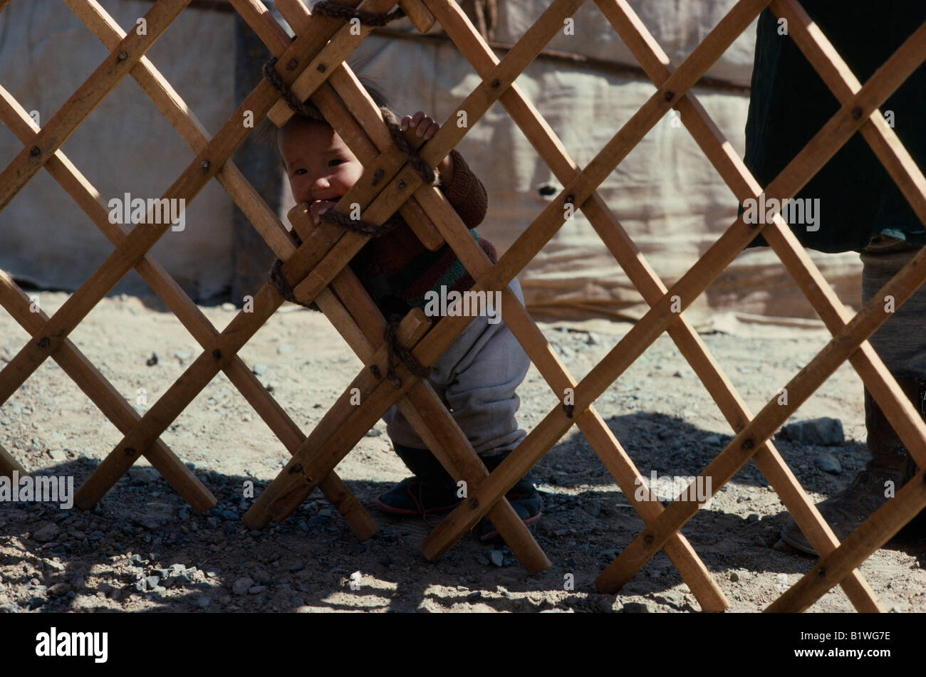 MONGOLIA South Gobi Children Stock Photo - Alamy