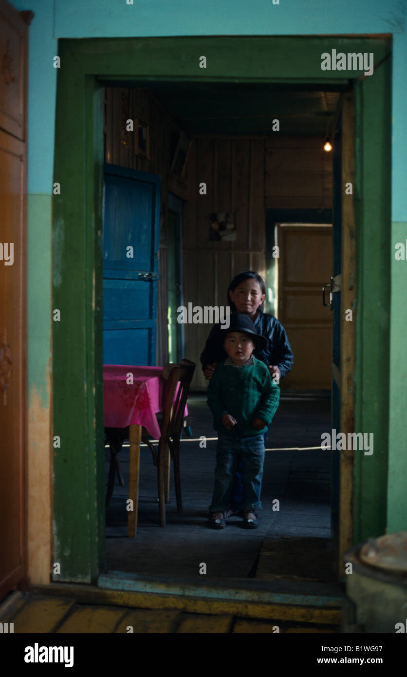MONGOLIA North Children Stock Photo - Alamy