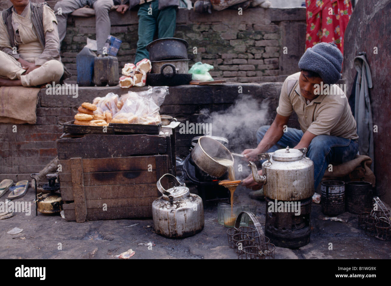 NEPAL Markets Food and Drink Stock Photo Alamy
