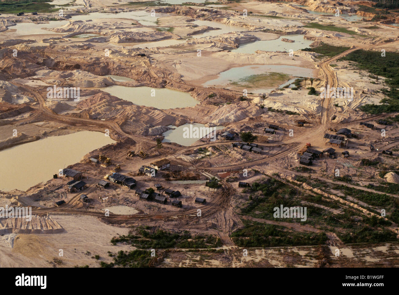 Aerial View Of The City Of Colniza In Mato Grosso Stock Photo - Download  Image Now - Avenue, Brazil, City - iStock